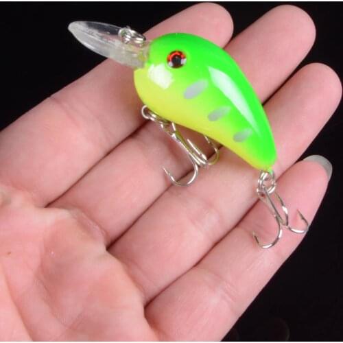 1pcs 6cm 5.8g Small Crankbait Lifelike Fishing Lure Unique Body texture Fish Bait Hard Wobbler Tackle pesca With 3D Eyes