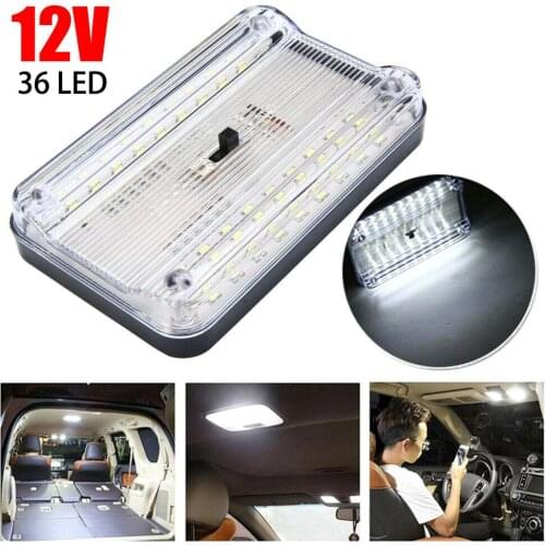 12V 36 LED Car Vehicle Interior Dome Roof Ceiling Reading Trunk Light Lamp Drop Shipping