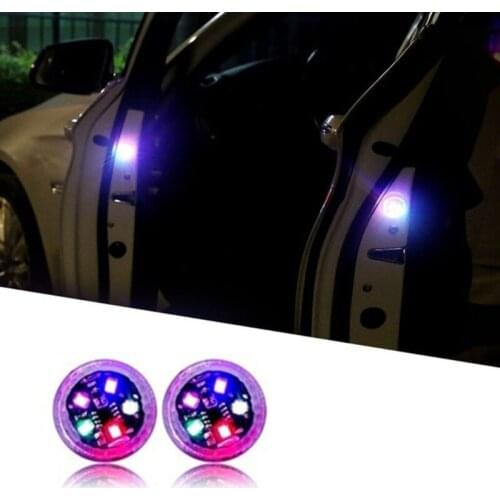 2pcs Magnetic Wireless LED Car Door Opening Warning Lights Waterproof Strobe Fla 964B