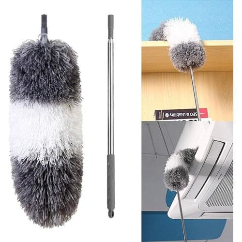 2021 Retractable Microfiber Cleaning Duster Brush Extend Stretch Feather Dusting for Home Furniture Cleaning Accessories Brush