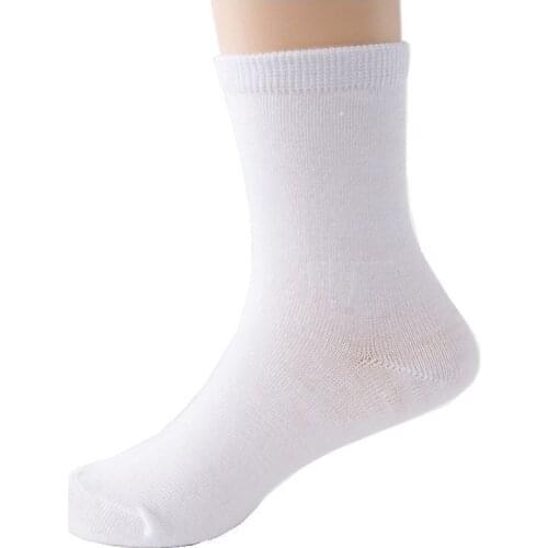 5 Pairs Spring Summer Autumn Winter Baby Socks Boys Girls Kids School Sport White Socks Soft Children Long Socks