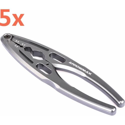 5Pcs RC ARROWMAX AM-190025 Multi Shock Clamp V2 (Gray) 3.0 3.5 4.0 Assembly Tool For Car Remote Control Cars