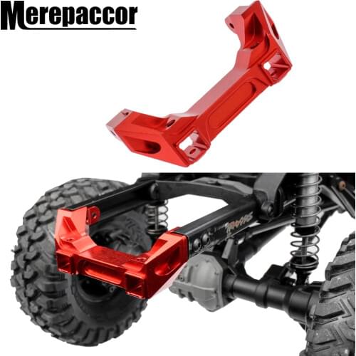MEREPACCOR Trx4 Aluminum Rear Bumper Mounts Replacement of TRA8237 for Traxxas TRX 4 1/10 RC Crawler Car Upgrade Parts