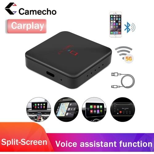 Camecho Wireless CarPlay Android Networking upgrade Box For Car Multimedia USB Interface Connector Synchronize Mobile Phone Netw