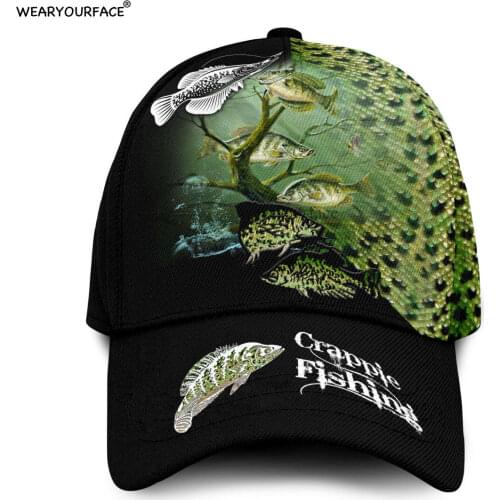 Fishing Hunter Animals 3D All Over Printed Snapback Hat Men Women Adult Hip Hop Headwear Outdoor Sun Visor Baseball Cap