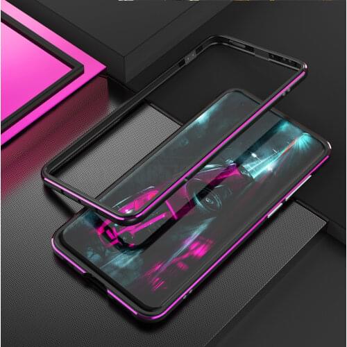 Luxury Metal Bumper Case For Huawei P40 P30 P20 Pro Mate 40 30 V30 Nova 7 6 Honor 30 Dual Color Aluminum Metal Frame Phone Cases