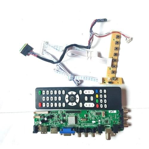 For LTN140KT01-001/301 1600*900 LVDS 40-Pin DVB digital HDMI-Compatible VGA USB AV TV 3663 universal LCD Controller board
