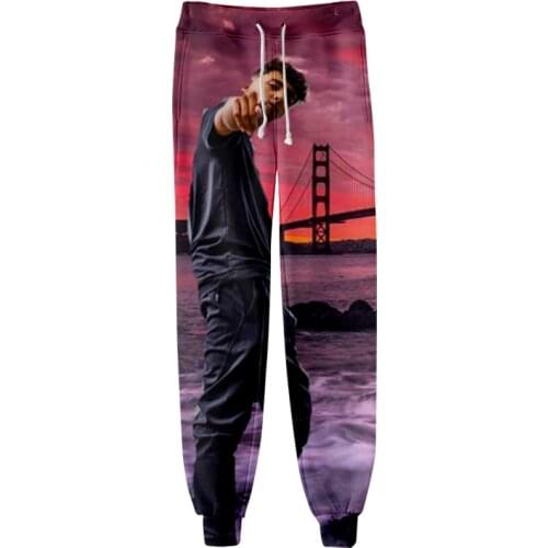 Inoxtag 3D Men/Women Neutral StyleThreaded Bunched Trousers Youthful vitality Novelty Style Threaded Bunched Leg Pants