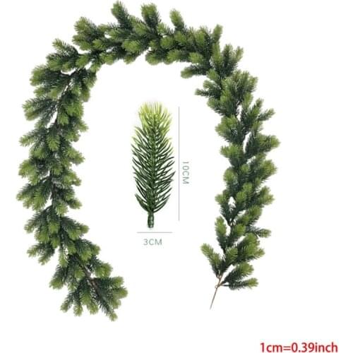 Artificial Matsuba Leaf Garland Vines Rattan Greenery Wedding Backdrop Arch Wall Decoration 449E