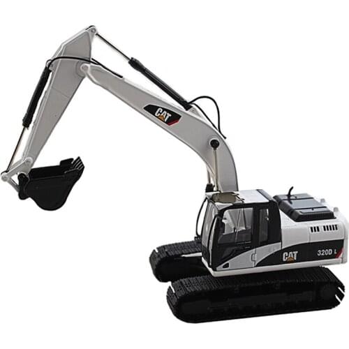Diecast 1:50 Cat 320D Alloy Crawler Excavator Model Construction Vehicle Collection Souvenir Ornaments Display Toy Gift