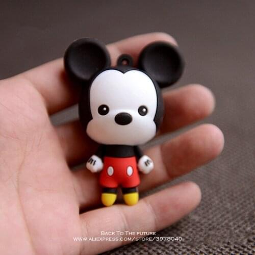Disney Mickey Mouse 7cm PVC mini doll Action Figure Posture Anime Decoration Collection Figurine Toy model children for gift