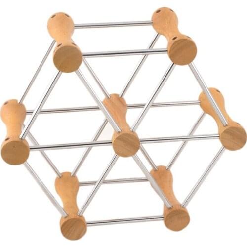 Multifunctional Wine Rack DIY Wooden Wine Holder Transform Bottle Rack,Kitchen Bar Organizer for Retro Display Cabinet