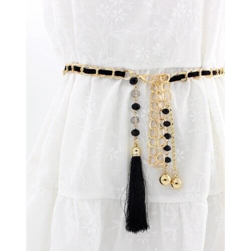 Fashion Elastic Women Belts Strap Thin Skinny Ladies Dress Metallic Leather Decorative Waist Leather Female Belts