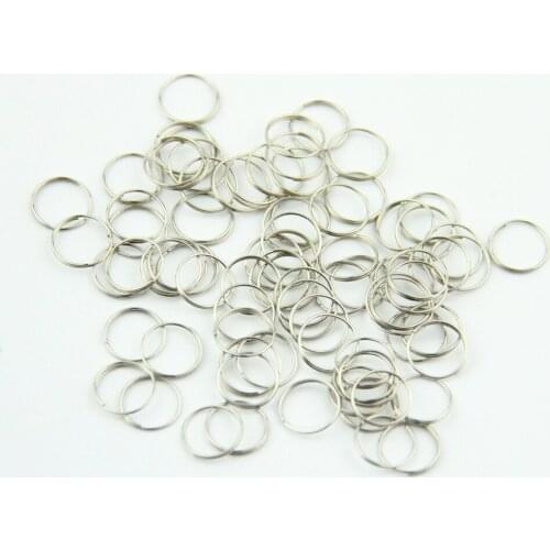 Fashion 100pcs/Lot 11mm Chromium/Golden Metal Rings Connector for DIY Jewelry Findings Making Connection Rings For Beads