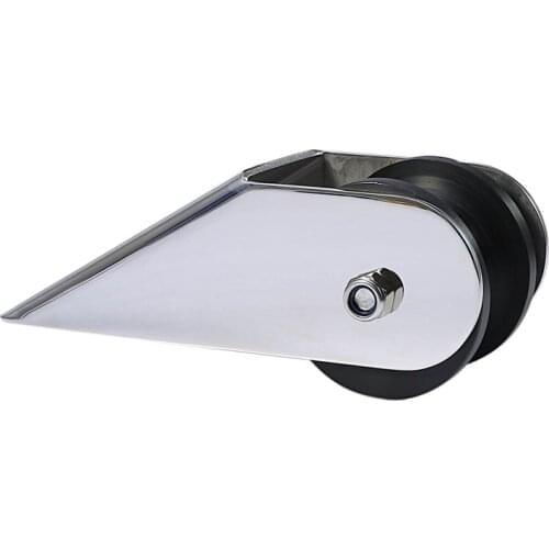 Marine Stainless Steel Boat Bow Anchor Roller Bracket Rollers for Yacht(Black)