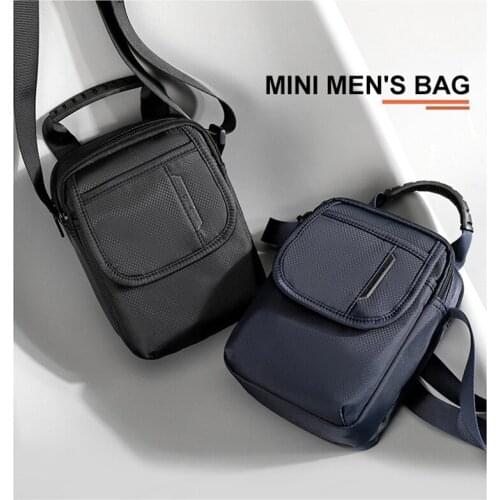 Mens Messenger Bag Crossbody Shoulder Bags Men Mini Sling Pack For Work Business Waterproof Fabric Packs Satchel Purse X123C