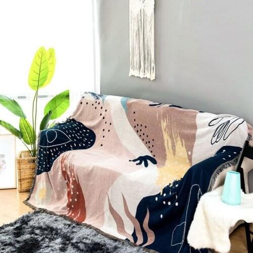 Throw Blanket Backrest Towel Creative Ethnic Style Background Wall Tapestry Couch Cover Dust Cover Bed Sheet Travel Sofa Blanket