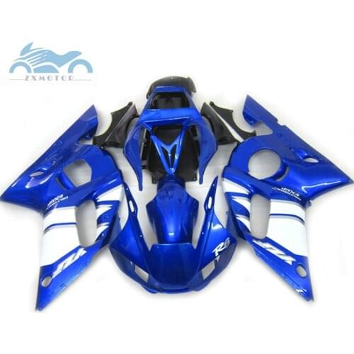 Customized your motor fairing kits fit for YAMAHA 1998 1999 2000 2002 YZF R6 98-02 YZFR6 sports fairings blue bodywork EA07