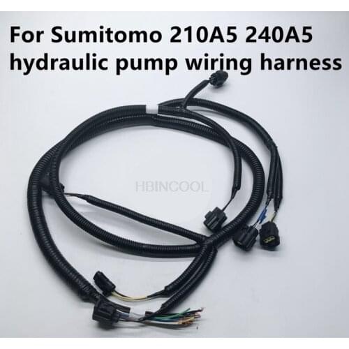 Suitable for Sumitomo Excavator 210A5 240A5 hydraulic pump wiring harness high quality excavator accessories free mail