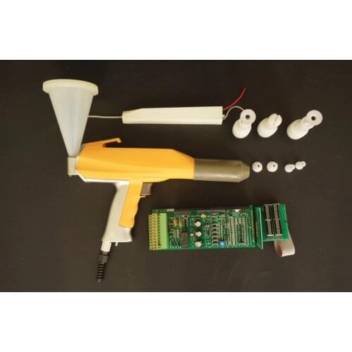 Whole set manual powder coating experiment test machine system with electrostatic spray gun