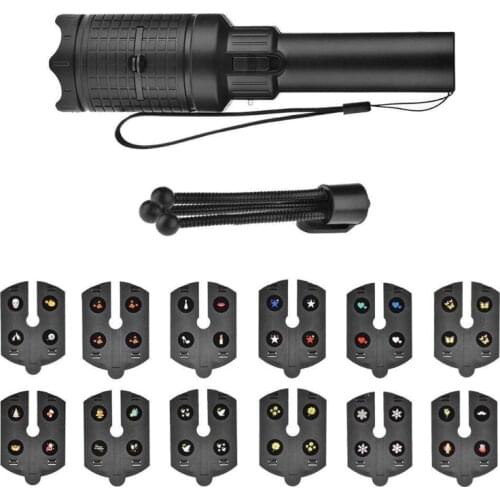 Christmas Projector Light LED Flashlight with Dynamic Static Images 12 Slides