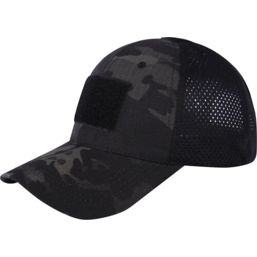 Tactical Baseball Snapback Hats Military Fan Anti-UV Sunhat Adjustable Velcro Caps Outdoor Fishing Hunting Hiking Camouflage Cap