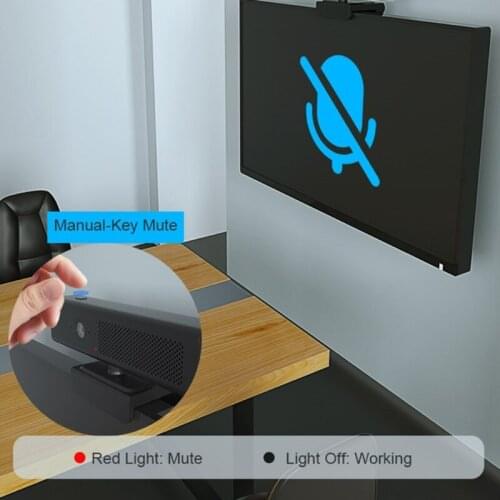 H7JA Webcam Full High Definition 1080p Web Camera Usb 2.0 Webcam with Built-in Microphone Speaker Privacy Cover Mute Button