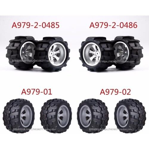 Wltoys A979 A979-A A979-B A979-2 A979-3 A979-4 RC Car spare parts A979-01 A979-02 / A979-2-0485 A979-2-0486 Left and right tire