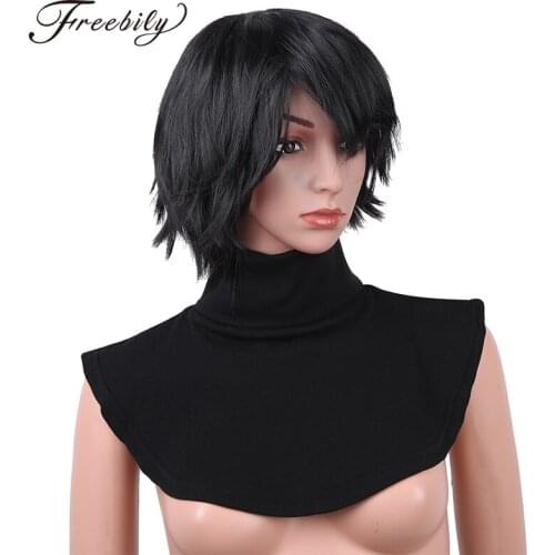 Womens Faux Turtleneck Neck Dickey False Mock Blouse Half Top Warm Soft Scarves Warmer Sweater Collar Neck Cover for Winter