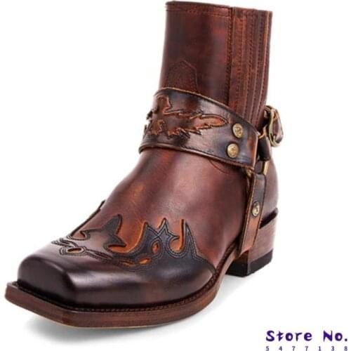 Winter Fashion British Men Top Quality PU Leather Slip on Boots Breathable Chelsea Boots Male Casual Zapatos De Hombre D348