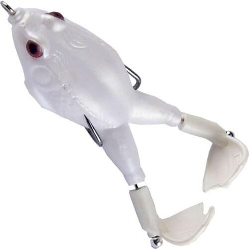 3D Eyes Anti-Corrosion Bionic High Quality Soft Lure 90mm/13.5g Bionic Silicone Frog Professional Fishing Lure Soft Bait