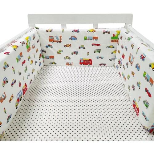 Baby Bed Bumper Cot Bumper Cotton Pad for Baby One-piece Cushion for Baby Bed Crib Bumper Nursing 1-3M crib bedding