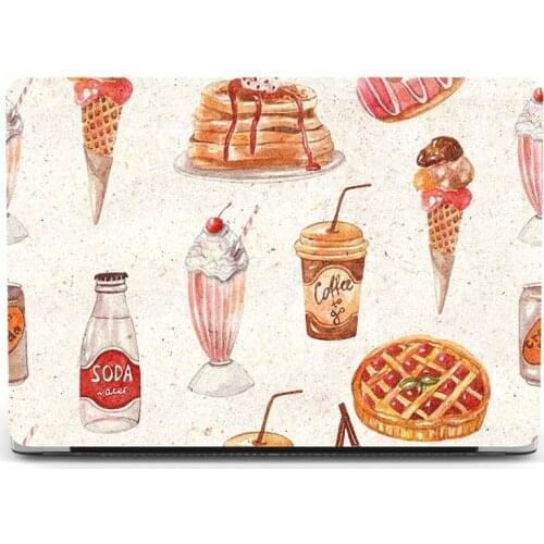 Cute Case for Macbook Air 13 inch Luxury Matte Clear Air 13 2020 A2179 A2337 M1 Fruit Food Cover for Mac book 13'' A1932 A1466