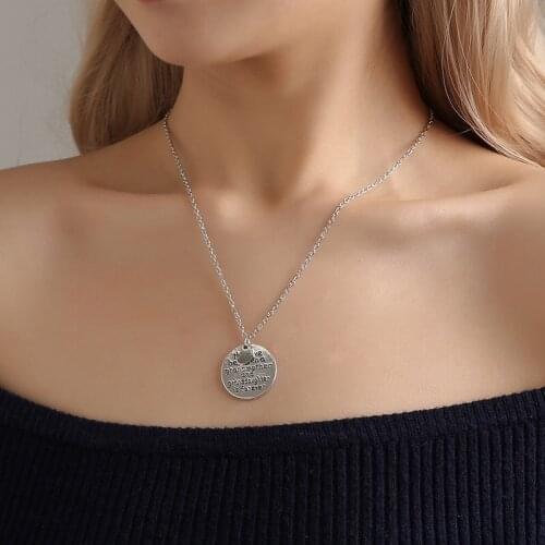 Tree letter necklace Chains choker for women Jewelry faith Pendant kakegurui mall goth slytherin shingeki no kyojin