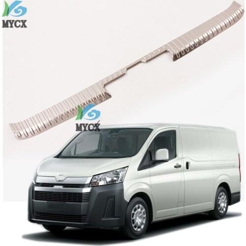 For Toyota HiAce Sixth generation (H300) 2019 2020 High quality stainless steel rear bumper protector Sill for car