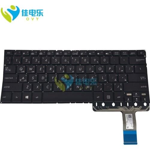 Good Quality OVY AR Arabic laptop keyboard for ASUS UX330 UX330C UX330UA UX330CA with backlit p/n:0knb0-2601us00