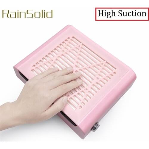 RainSolid 40W Nail Dust Collector Manicure Machine For Nail Vacuum Cleaner For Low Noise Nail Fan Extractor Suction