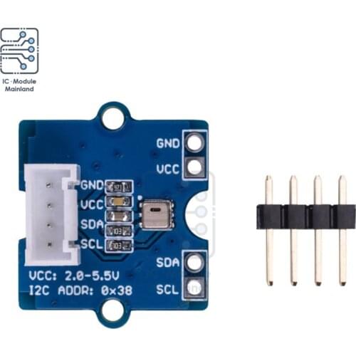 DC 2.0-5.5V Grove-AHT20 I2C T/H Temperature and Humidity Sensor Module With Pin Header Grove I2C Interface