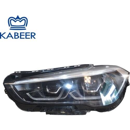 Auto parts second hand market for X1 2016-2018 used headlight full led car light