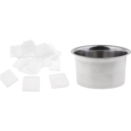 100% Melt and Pour Soap Base Material and Stainless Steel Candles Wax Melting Pot for DIY Wedding Candles Soap Making Supplies