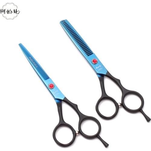 5.5'' 16cm Japan Steel 440C Professional Hair Scissors Hairdressing Cutting Shears Thinning Scissors Hair Styling Tools A1029