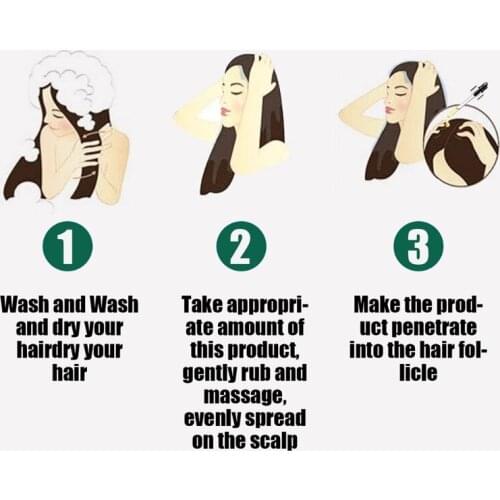 Q1QD 30ml Unisex Natural Ginger Extract Hair Growth Spray Care Essence Nourishing