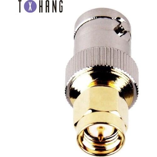 RF Coax Coaxial SMA Male Plug to BNC Female M/F Radio Antenna Connector Adapter