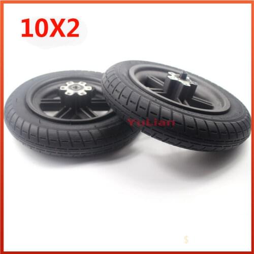10 inch 10x2 pneumatic tire 10x2-6.1 thickened inner and outer tire with rim for Xiaomi Mijia m365 electric scooter