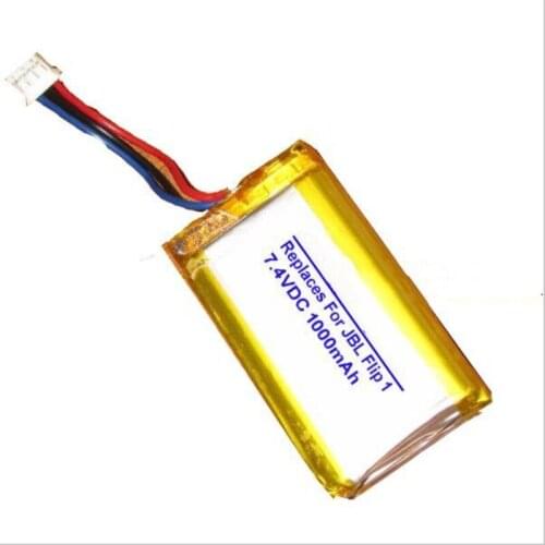 3pcs/lot TTVXO 1000mAh Battery AEC653055-2S for JBL Flip 1 Bluetooth Loudspeaker