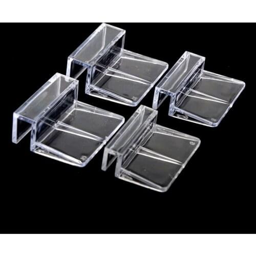 6/8/10/12 Acrylic Aquarium Fish Tank Glass Fixed Cover Clip Clamp Bracket Holder Shelf Lamp Filter Barrel Rack Support Accessory