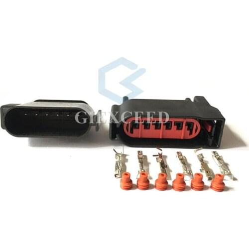 6 Pin 4M51-9F836-BK 4M5T-14A464 Accelerator Pedal EPC Connector Light Socket For BUICK Volvo Ford Accelerator Throttle Plug