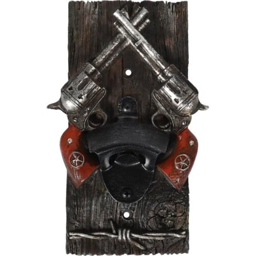 8 Inch High Vintage Beer Opener Western Bar Wall Decor Bottle Opener Decoration Wall Hanger Can Opener Creative Gift