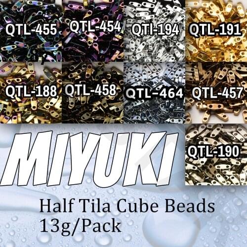 BLUESTAR Japan DIY jewelry Glass Beads Miyuki Tila seed Beads For DIY Bracelet Making 10 grams/pack clothing accessories