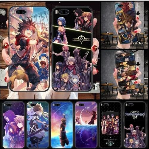 Kingdom Hearts Phone case For Xiaomi Mi Max Note 3 A2 A3 8 9 9T 10 Lite Pro Ultra black silicone funda tpu hoesjes art bumper